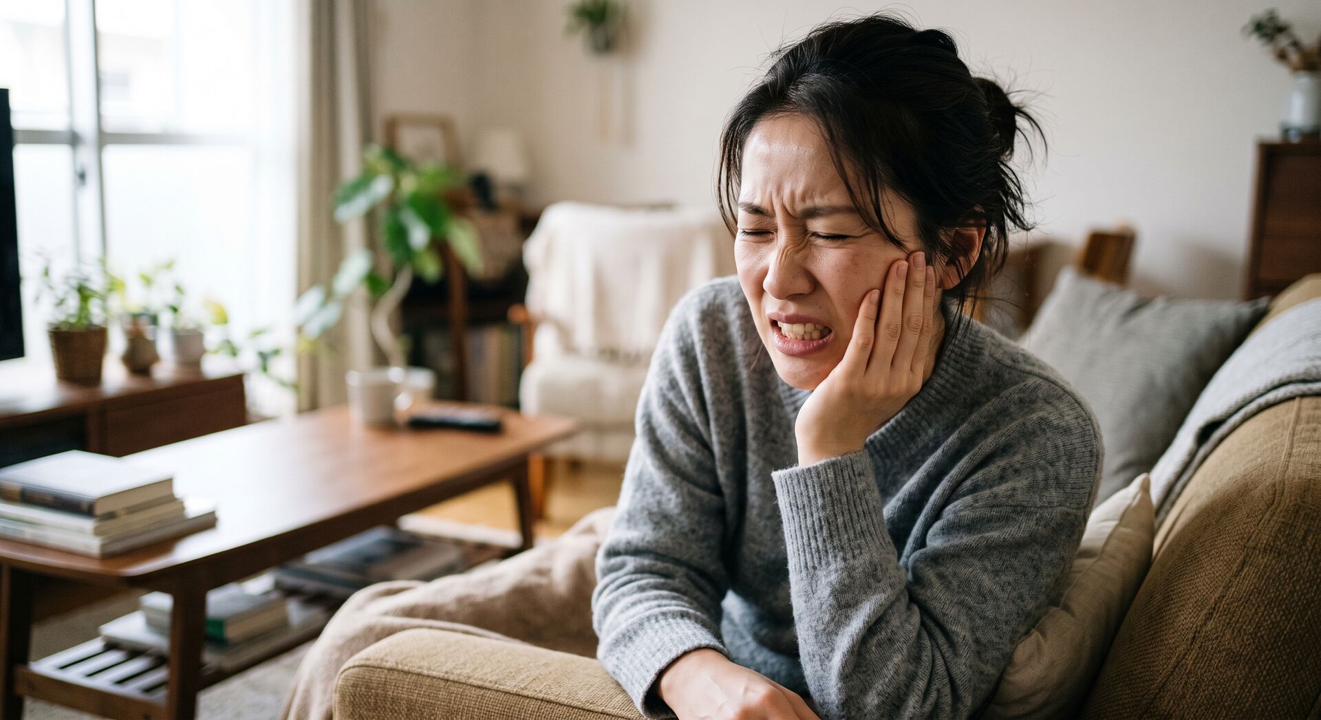 無意識の「噛み締め・食いしばり」に。成田市の出張鍼灸で頭痛や首こりから根本リセット